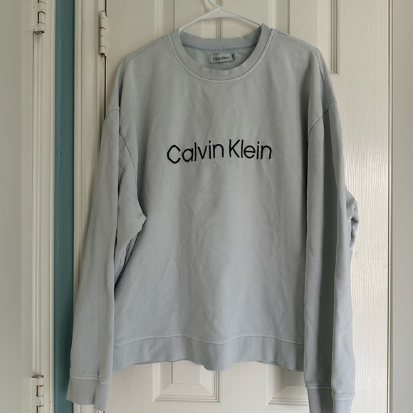 Calvin Klein Heather Gray Heavy Duty Pullover size XL - Picture 1 of 4